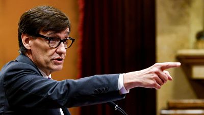 Salvador Illa nega al Parlament que Catalunya estigui col·lapsada tot i admetre que "hi ha coses a millorar"