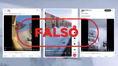 No son imágenes de la nevada en Kamchatka, Rusia, están creadas con IA