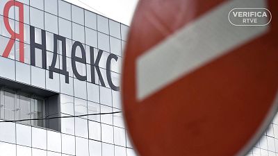 Imagen de la sede de Yandex en Moscú con el sello de VerificaRTVE Imagen de la sede de Yandex en Moscú con el sello de VerificaRTVE