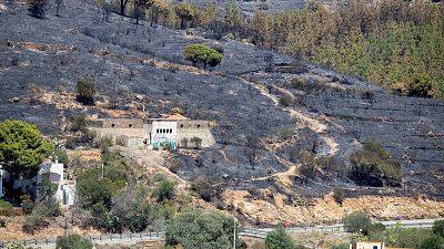 Estabilitzat el foc de Portbou