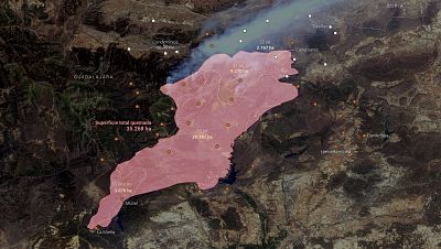 El incendio de La Mierla (Guadalajara) ha superado las 35.000 hectáreas en una semana. El incendio de La Mierla (Guadalajara) ha superado las 35.000 hectáreas en una semana.