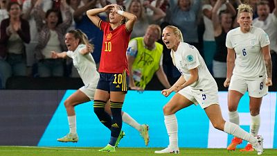 Eurocopa femenina 2022 | Resumen y goles del Inglaterra 2-1 España -- Ver ahora Eurocopa femenina 2022 | Resumen y goles del Inglaterra 2-1 España -- Ver ahora