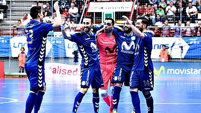 LNFS. Playoff cuartos. Movistar Inter 4-2 Catgás Energía. Resumen