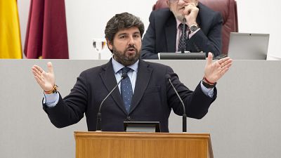 El debate de investidura de Fernando López Miras en la Región de Murcia será los días 6 y 7 de julio