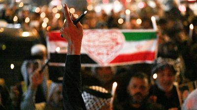 Manifestaciones en Iráq en contra de los ataques de Israel y Estados Unidos sobre Irán Manifestaciones en Iráq en contra de los ataques de Israel y Estados Unidos sobre Irán