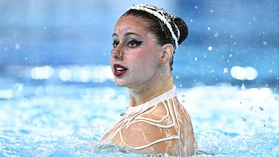 Iris Tió maravilla y gana la final de solo técnico del Europeo de natación artística de París 2026
