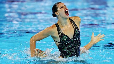 Iris Tió se baña en oro en Singapur y asume el liderazgo de la 'sincro' española