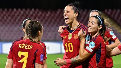Jenni Hermoso acude al rescate de España con un gol ante Italia - ver ahora Jenni Hermoso acude al rescate de España con un gol ante Italia - ver ahora