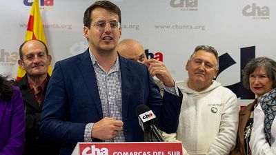 Jorge Pueyo, el activista lingüístico de CHA vuelve a Aragón tras su paso por el Congreso