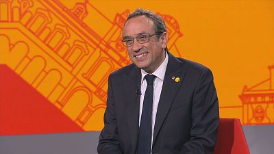 El president del Parlament, Josep Rull, a 'Aquí parlem'