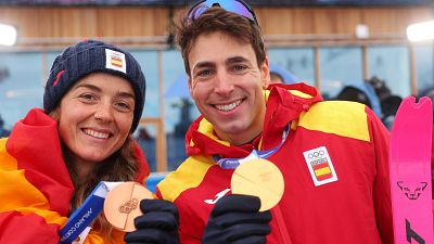 Oriol Cardona y Ana Alonso revolucionan en 19 minutos la historia de España en los Juegos de Invierno