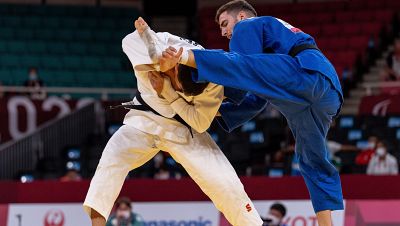 Sergio Ibáñez se cuelga la medalla de plata en Judo