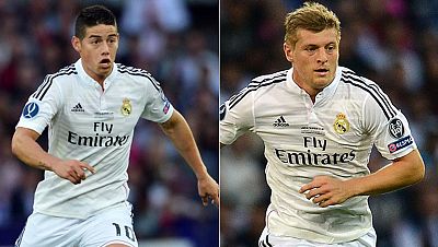 La cita de Supercopa de Cardiff permitió la puesta de largo de dos de los fichajes del Madrid: Debutó Toni Kroos que lució a un nivel extraordinario como faro y guía del equipo. Menos brillante se mostró el colombiano James Rodríguez.