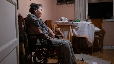 Maricarmen, de 87 años, pocas horas antes de que se ejecutara su desahucio en Madrid Maricarmen, de 87 años, pocas horas antes de que se ejecutara su desahucio en Madrid