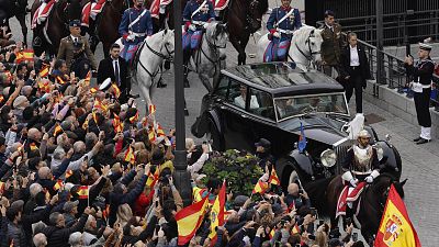Expectación en las calles de Madrid ante la jura de la Constitución de la princesa Leonor Expectación en las calles de Madrid ante la jura de la Constitución de la princesa Leonor