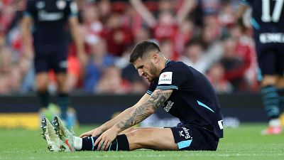 Sancet se lesiona el ligamento lateral interno de la rodilla y el Athletic no establece un tiempo de baja