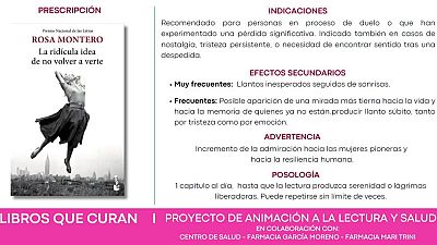 Receta del libro de Rosa Montero 'La ridícula idea de no volver a verte'