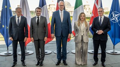 Las potencias europeas se reúnen en Berlín para fortalecer "el pilar europeo" de la OTAN en plena tensión con Trump