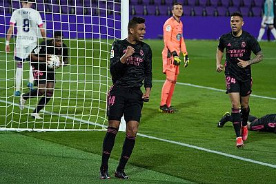 El Madrid se mete de cabeza en la lucha por la Liga tras vencer en Valladolid