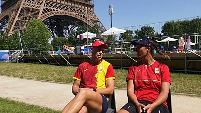 París 2024: Liliana Fernández y Paula Soria, una de las parejas del Vóley Playa femenino. - Vóley playa JJOO París 2024 | Ver París 2024: Liliana Fernández y Paula Soria, una de las parejas del Vóley Playa femenino. - Vóley playa JJOO París 2024 | Ver