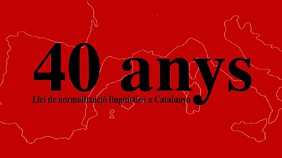 40 anys de la Llei de Normalització Lingüística: el punt d'inflexió per a preservar el català