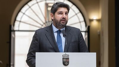 López Miras dice que "depende de Vox que haya presupuestos" en Murcia y no negociará con el PSOE