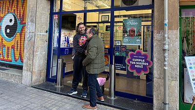 Administració de Loteria al carrer Sicília de Barcelona on ha tocat el segon premi de la Loteria del 'Nen' Administració de Loteria al carrer Sicília de Barcelona on ha tocat el segon premi de la Loteria del 'Nen'