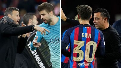 PSG - Barça |  Luis Enrique, Xavi  y el estilo de juego | Ver