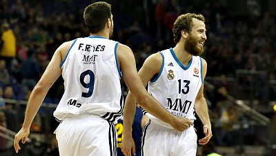 El Real Madrid selló hoy una plaza en la final de la Euroliga del próximo domingo, en la que se medirá al Olympiacos griego, después de derrotar al Barcelona Regal por un ajustado 67-74 en la segunda de las semifinales de la Final a Cuatro, que se di