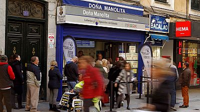 El magnetismo de Doña Manolita con la Lotería de Navidad