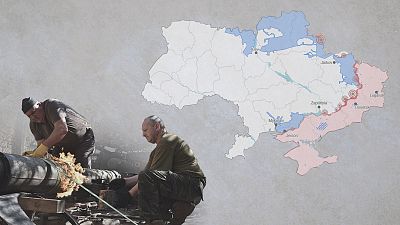 El mapa de la semana 166 de la guerra en Ucrania