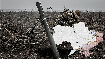 Los mapas de la 39ª semana de la guerra en Ucrania