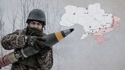 Los mapas de la semana 100ª de la guerra en Ucrania