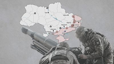 Los mapas de la semana 107ª de la guerra en Ucrania