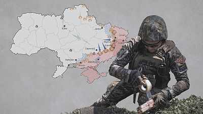 Los mapas de la semana 77ª de la guerra en Ucrania