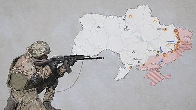 Los mapas de la semana 87ª de la guerra en Ucrania