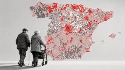Mapa de las pensiones por municipios Mapa de las pensiones por municipios