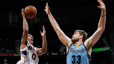 Marc Gasol frena a los Hawks con una gran defensa; Rudy cumple ganando fácil a los Clippers