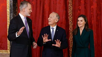 Marcelo Rebelo, expresidente de Portugal, galardonado con el Toisón de Oro por Felipe VI Marcelo Rebelo, expresidente de Portugal, galardonado con el Toisón de Oro por Felipe VI