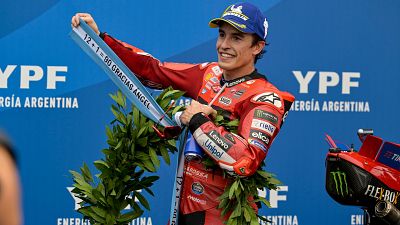 Márquez iguala al mítico Ángel Nieto como el español con mayor número de victorias en el Mundial
