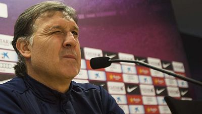 Martino: "Dependemos de nosotros, pero también el Atlético" Martino: "Dependemos de nosotros, pero también el Atlético"