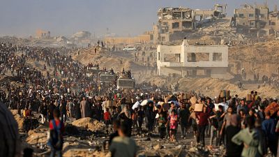 Unos 60 muertos en ataques israelíes en un punto de reparto de ayuda en el sur de la Franja de Gaza