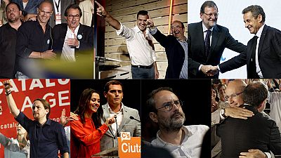 Los partidos catalanes cierran la campaña electoral del 27S Los partidos catalanes cierran la campaña electoral del 27S
