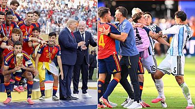 Lo más viral de la final del Mundial 2026 en redes: el fiestón español donde se coló Trump, el mal perder argentino y la moneda de Cucurella Lo más viral de la final del Mundial 2026 en redes: el fiestón español donde se coló Trump, el mal perder argentino y la moneda de Cucurella
