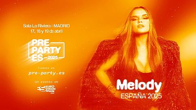 Melody será la anfitriona de la PrePartyES 2025, la fiesta de Eurovisión en Madrid Melody será la anfitriona de la PrePartyES 2025, la fiesta de Eurovisión en Madrid