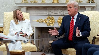Trump traslada a Meloni en la Casa Blanca su optimismo para firmar un acuerdo sobre aranceles con la Unión Europea