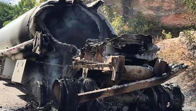 Al menos 15 muertos y 40 heridos graves al explotar un camión cisterna en el oeste de Haití