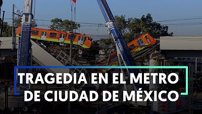 Al menos 24 muertos y 65 heridos al desplomarse un tramo del metro en Ciudad de México