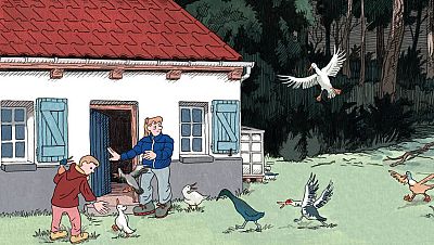'Merel', una premiada novela gráfica sobre el acoso moral en el ambiente rural