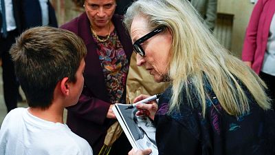 Meryl Streep y la respiración entrecortada de Juan: la emoción de un niño de 10 años al conocer a su actriz favorita